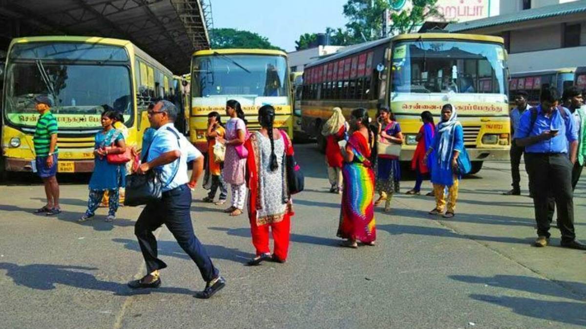  Chennai MTC bus drivers protest - Transport department officials discuss with labour unions 