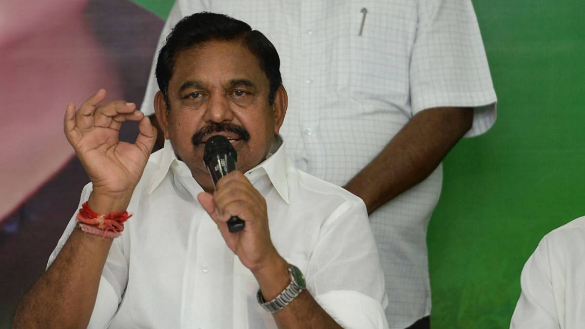 Why did Edappadi Palaniamy not participate in any of the AIADMK protests? 