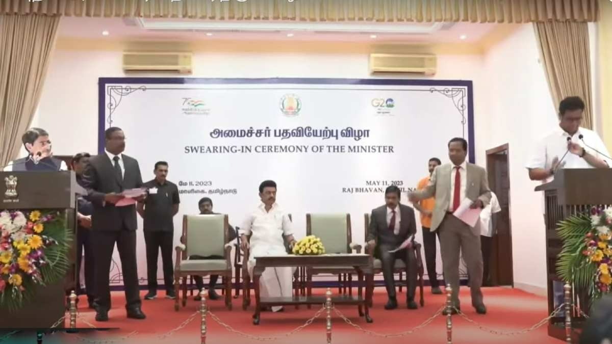 trb rajaa will be sworn in as the new minister today at rajbhavan 