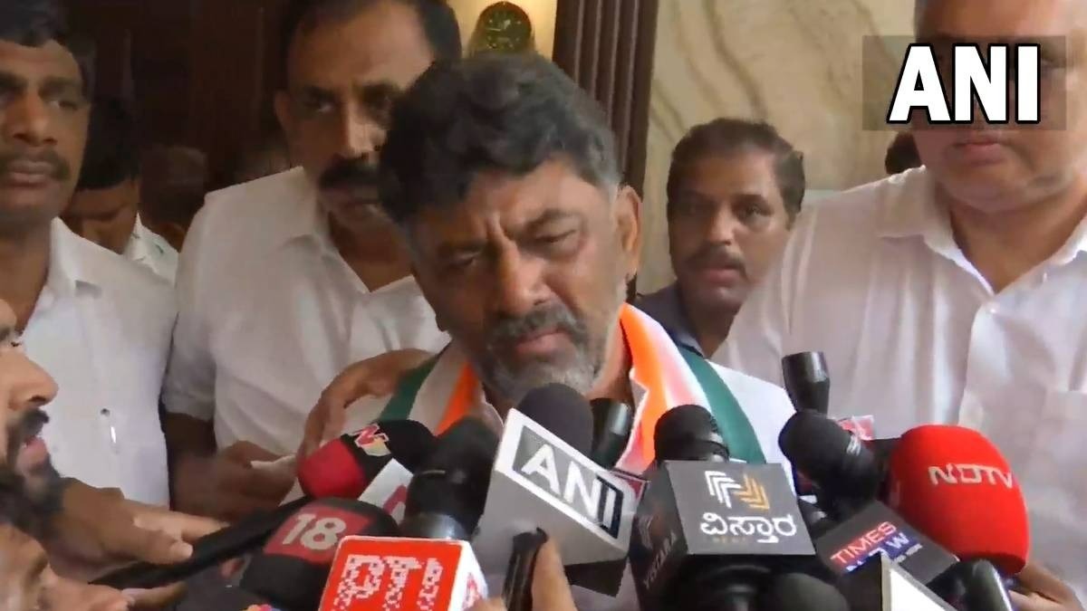Karnataka Election Result: Congress state President DK Shivakumar gets emotional and tears after partys victory Karnataka Election Result: Congress state President DK Shivakumar gets emotional and tears after partys victory