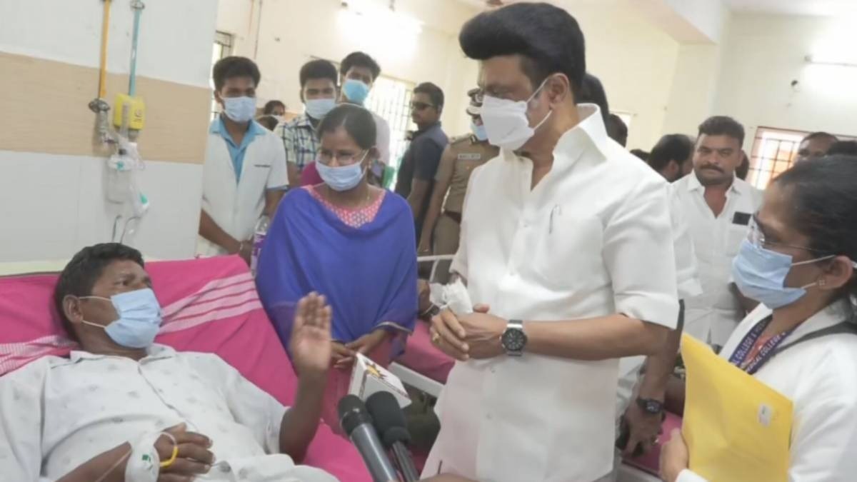 CM M.K.Stalin is going to Villupuram today to offer condolences to the families of those who died after drinking illegal liquor 