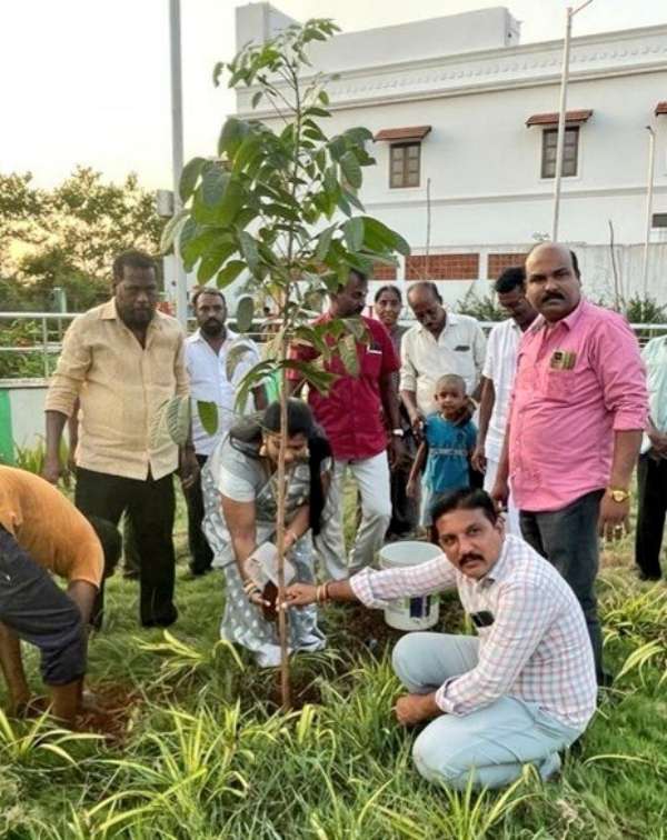  The Greater Chennai Corporation planted totally 16,444 native saplings around Chennai area 