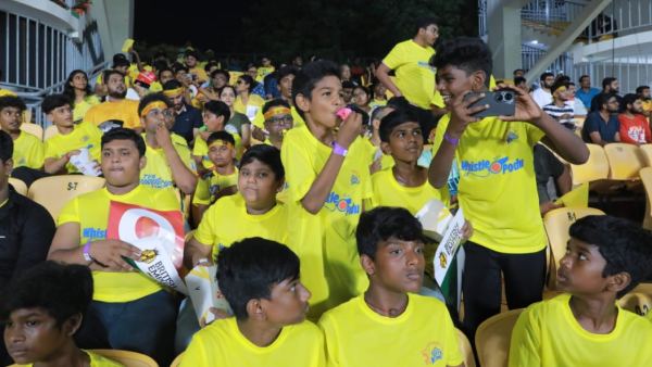  Udhayanidhi Stalin has gone all the way to watch the poor children of his constituency watch Csk match