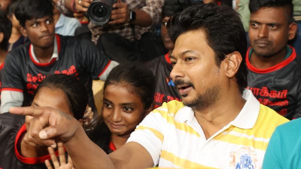  Udhayanidhi Stalin has gone all the way to watch the poor children of his constituency watch Csk match