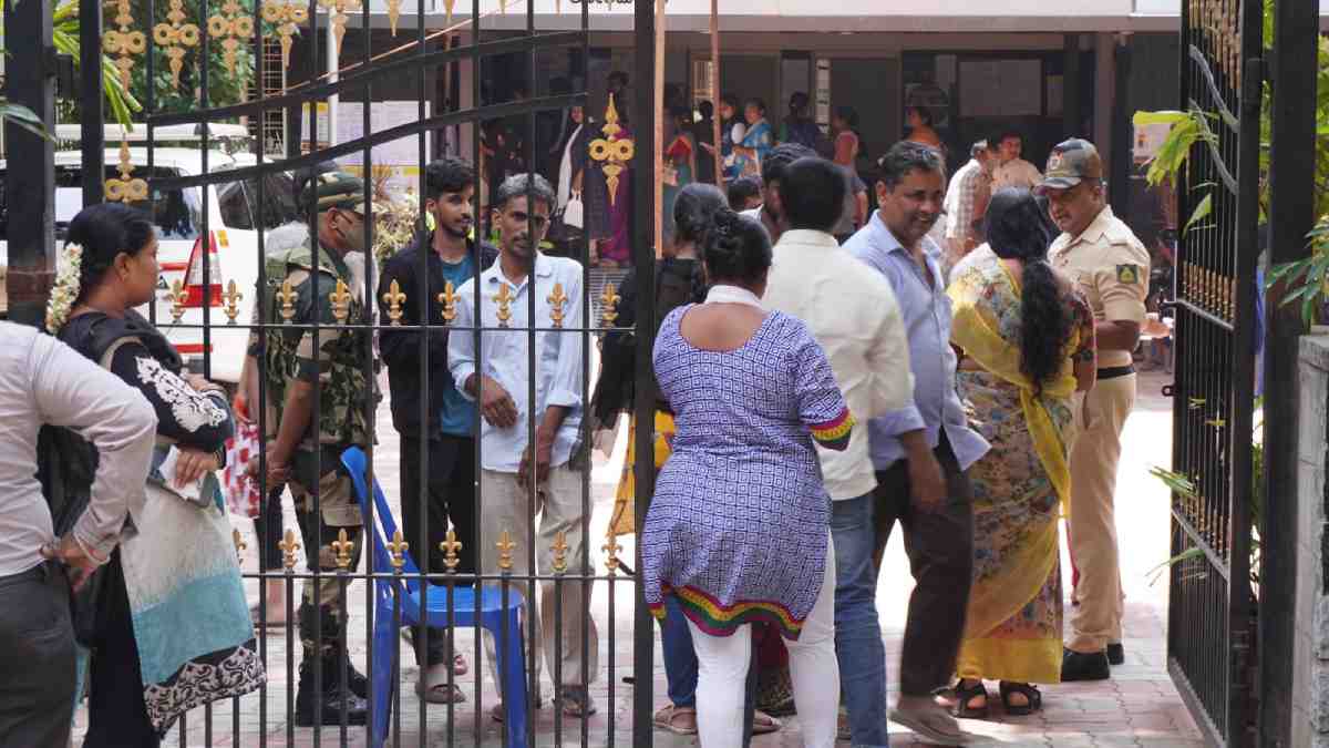 Karnataka Election: Villagers destroy reserve EVM, VVPAT machines at Masbinal village in Vijayapura 