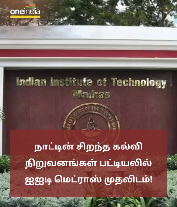 IIT Madras tops overall Ranking in NIRF