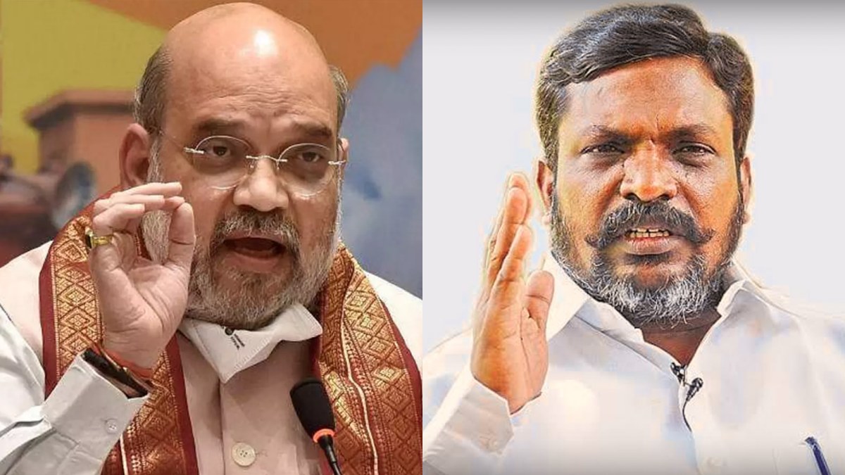 Amit sha will join VCK if he thinks about ideology - Says Thol.Thirumavalavan Amit sha will join VCK if he thinks about ideology - Says Thol.Thirumavalavan