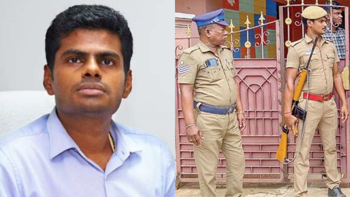 Thanjavur police filed case against 2 BJP workers for threatening police Thanjavur police filed case against 2 BJP workers for threatening police