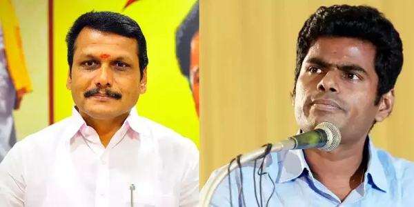  Senthil Balaji arrest not political vandalism says BJP leader Annamalai 