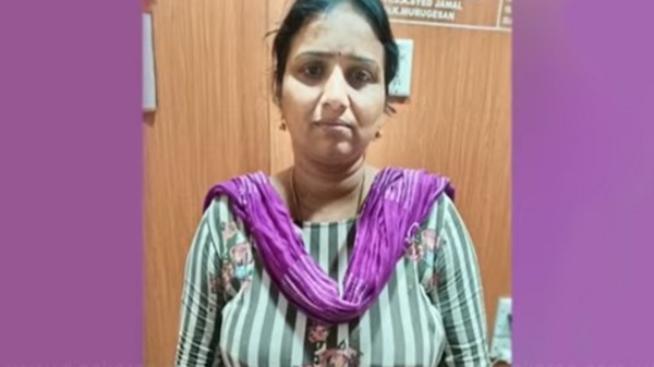 BJP Central Chennai district secretary meenakshi Arrested for child molestation 