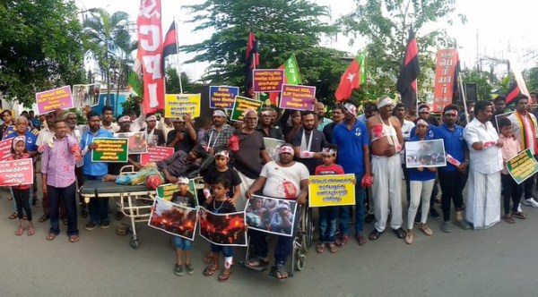 Manipur Violence: Periyar outfits protest against Union Govt