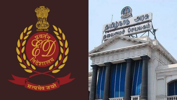 ED officers to continue raid in Tamilnadu chief secretrait in this night 