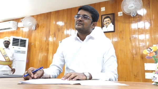 ramanathapuram mp navas kani complaint against collector to chief secretary iraianbu 