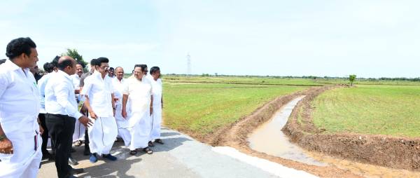 Chief Minister Stalin has directly inspected the dredging works today 