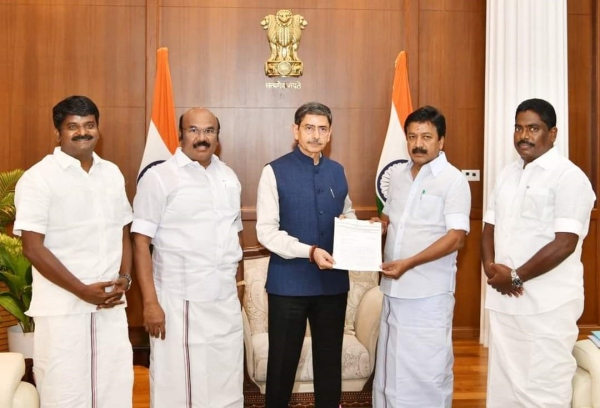 AIADMK former ministers meets Governor RN Ravi amid senthil balaji arrested by ED