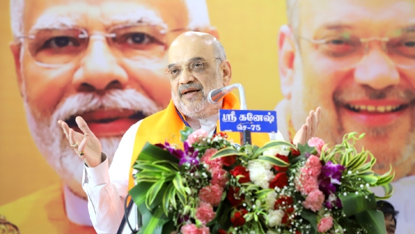  DMK MP TR Balu detailed reply to Union minister Amit shah speech in Vellore