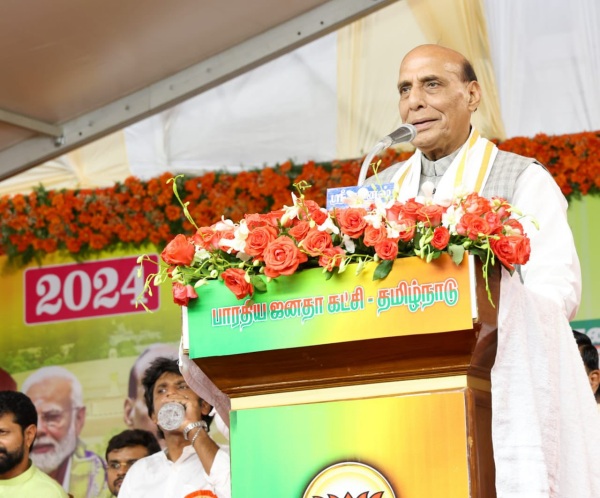 If BJP comes to power in Tamil Nadu, all corrupt people will be in jail: says Rajnath singh