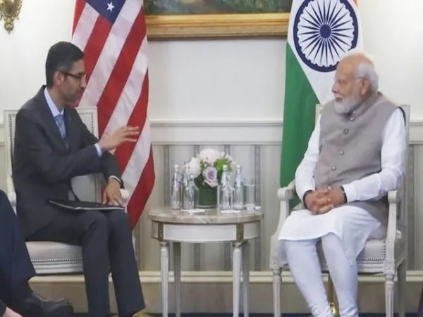 Google will be opening its global fintech operation centre in Gujarat - says Sundar Pichai 