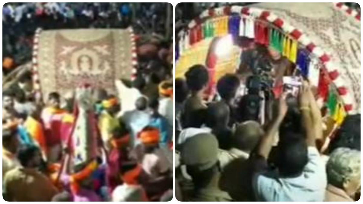 Dharumapuram Aadeenam Pattina pravesam started tonight 