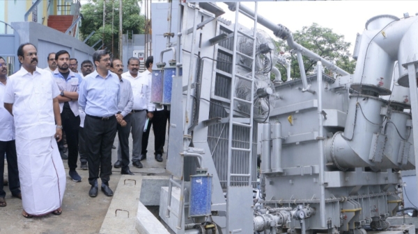 For the first time in Tamil Nadu, Digital Gas Insulated Substation built in chennai thiruvamiyur 