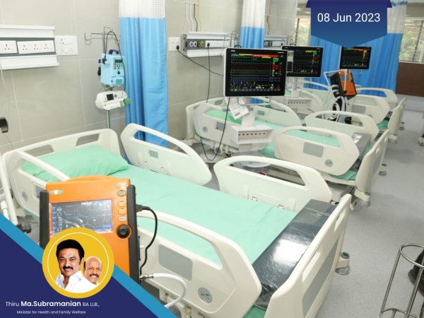 Even surgeries are done free of charge at Kalaignar Super Specialty Hospital 