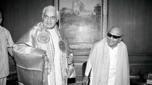 Karunanidhi ruled Tamil nadu politics for over 50 years Karunanidhi ruled Tamil nadu politics for over 50 years