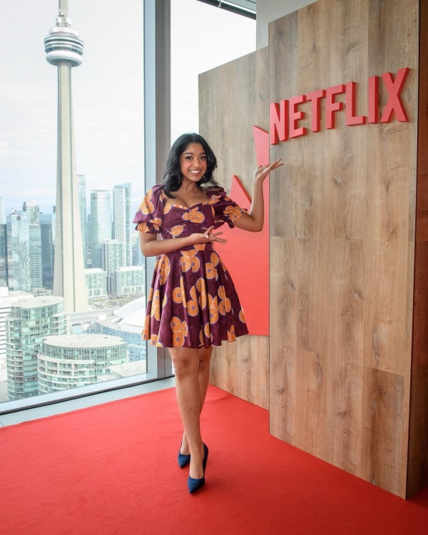 Maitreyi Ramakrishnan a Sri Lankan woman, settled in Canada and became an actress 