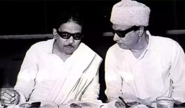 M. Karunanidhi built and saved DMK