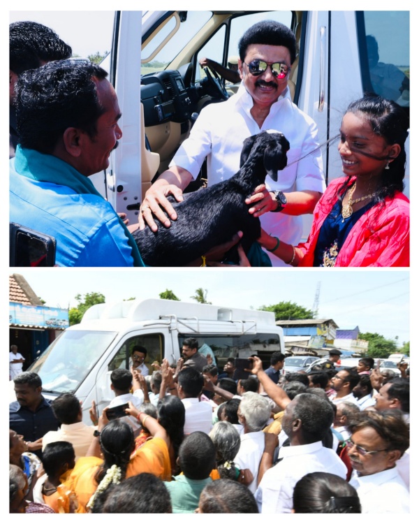  CM Stalin has given loan assistance to 2 Adi Dravida families through the Mudhalvarin Mugavari scheme