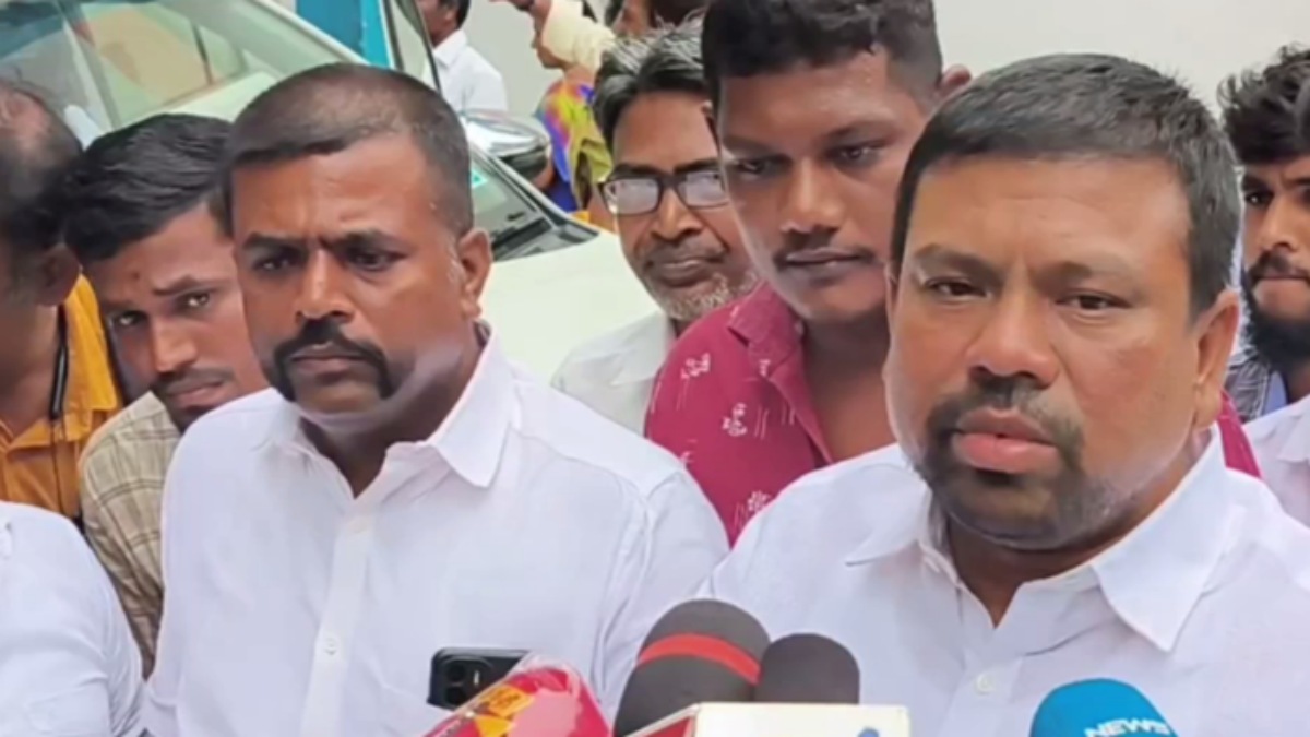 Police arrested Ramanathapuram MP Navas kanis PA who pushed down collector Police arrested Ramanathapuram MP Navas kanis PA who pushed down collector