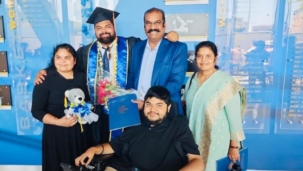 Actor Napoleons son has completed his graduation in California Actor Napoleons son has completed his graduation in California