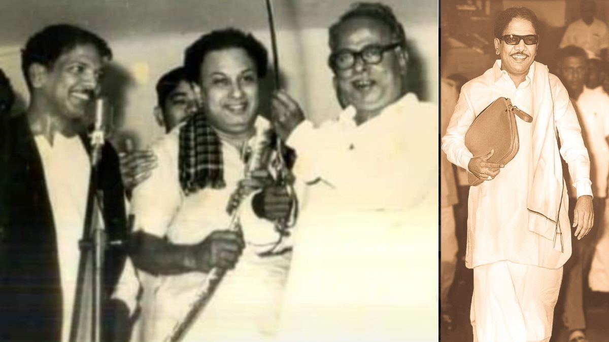  M. Karunanidhi built and saved DMK