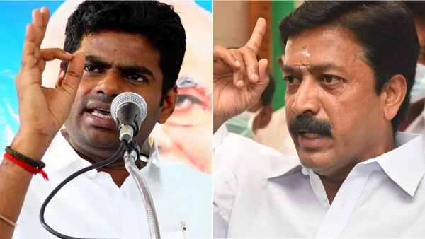 Did you notice these words in C V Shanmugam speech against Annamalai? 