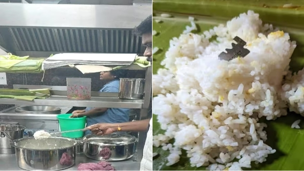 A piece of Blade found in parcel food at Madurai 