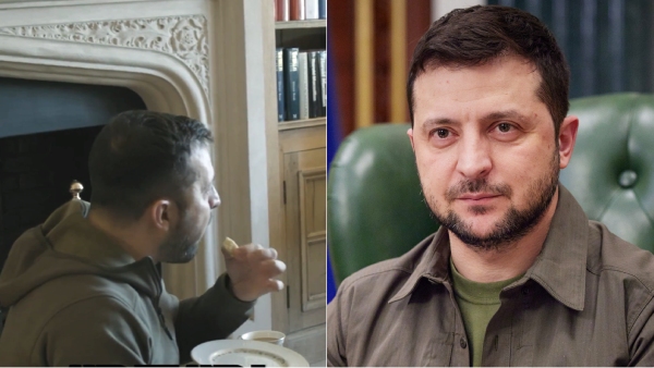  Amid Ukriane war, President Zelenskyy tastes home made barfi made by Rishi Sunaks mother