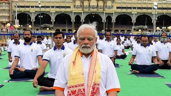 International Yoga Day Pride of India led by Prime Minister Modi at UN 