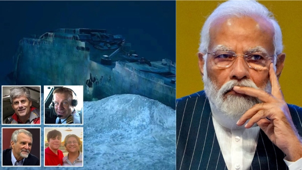 What was the last message sent by a passenger who died inside the Titanic Submarine ship?