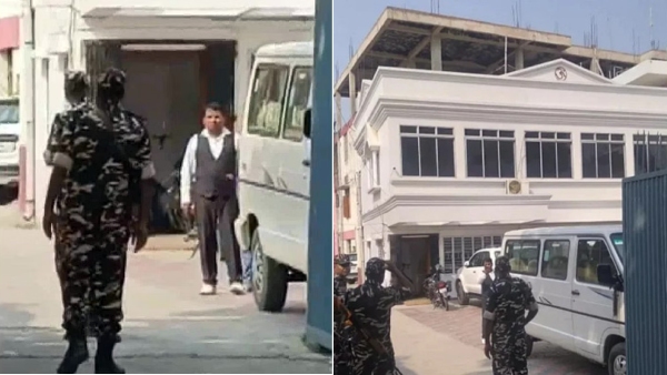 Bihar Finance Ministers relatives house raided by Income Tax and Enforcement Directorate 