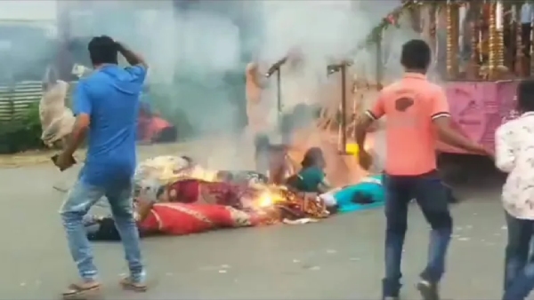  Tripura jagannath yatra accident 6 Died By Electrocution on Rath Yatra