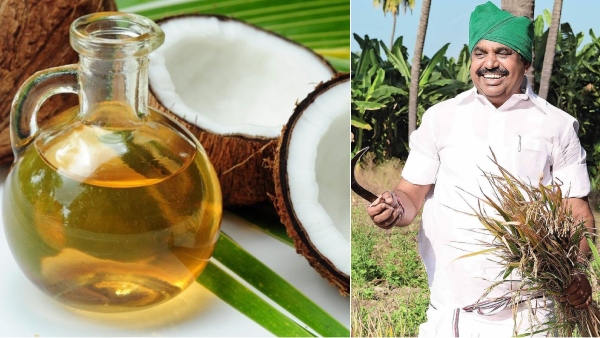 Opposition leader Edappadi Palaniswami statement about Coconut farmers and coconut oil sale in ration shop