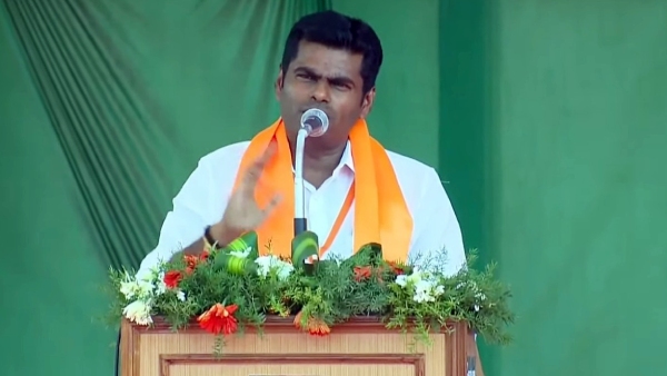 Amit shah visit causes fever for CM stalin : Annamalai speech at vellore 