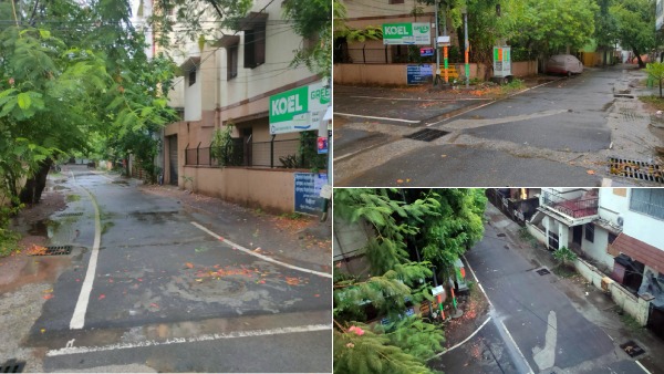  Netizens praise TN govt that Rain water logged in Chennai streets are drained immediately 