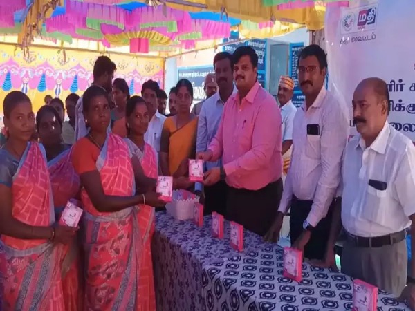 First in tamil nadu, sale of sanitary napkins in karur fair price in the ration shops First in tamil nadu, sale of sanitary napkins in karur fair price in the ration shops