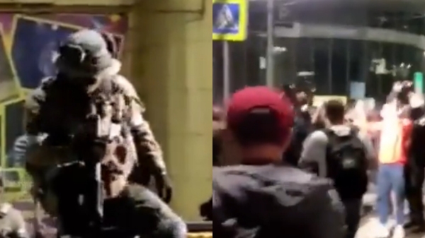 People of Rostov-on-Don city chant Wagner! Wagner! 