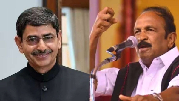 MDMK general secretary Vaiko condemned Governor R.N. Ravi 