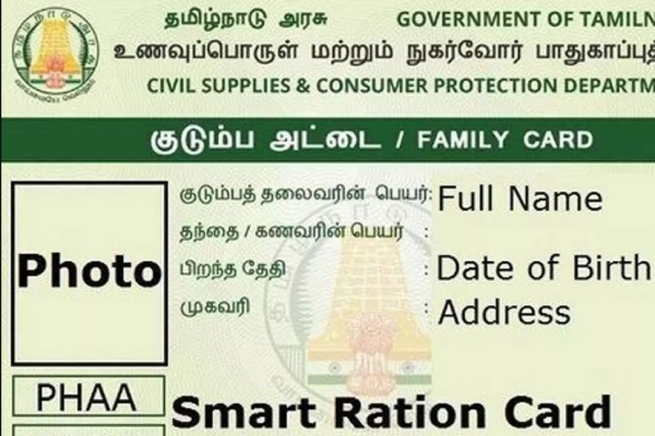 LPG gas Cylinder and ration card distribution works are being speedily carried out by the Tamil Nadu gov 
