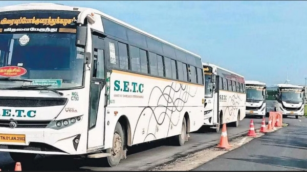 50 percent discount on Tamilnadu government express buses increases the crowd 