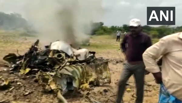 Air Force Surya Kiran trainer aircraft crashes in Karnataka 