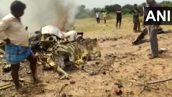 Air Force Surya Kiran trainer aircraft crashes in Karnataka 