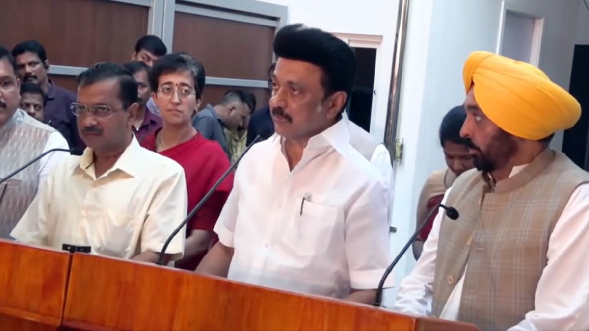  CM Stalin says DMK will stand for state govt rights after meeting with Arvind Kejriwal